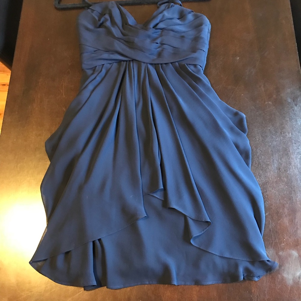 Watters & Watters navy dress, size 2